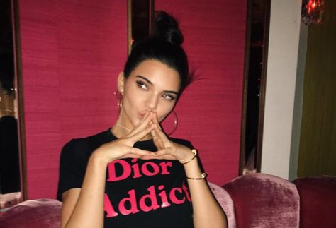 Kendall Jenner/Instagram Dior Addict, Kendall Jenner, Dior, Pink