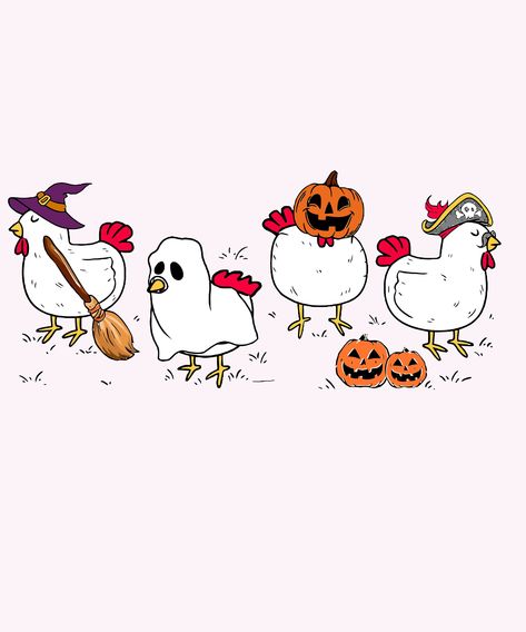 Halloween Chicken, Chicken Halloween, Chicken Funny, Chicken Pumpkin, Chicken Png, Chicken Drawing, Chicken Pictures, Chicken Crafts, Board Art