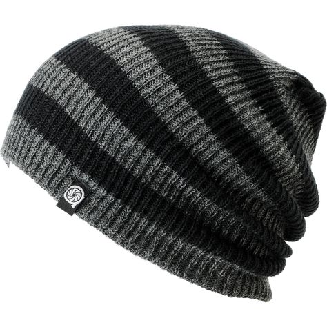 Aperture Estebon Grey & Black Stripe Beanie  #trending #trend #sports #fashion Slouch Beanie Hats, Slouchy Beanie Hats, Cute Beanies, Slouchy Beanie Hat, Striped Beanies, Slouch Beanie, Slouch Hat, Black Beanie, Grey Beanie