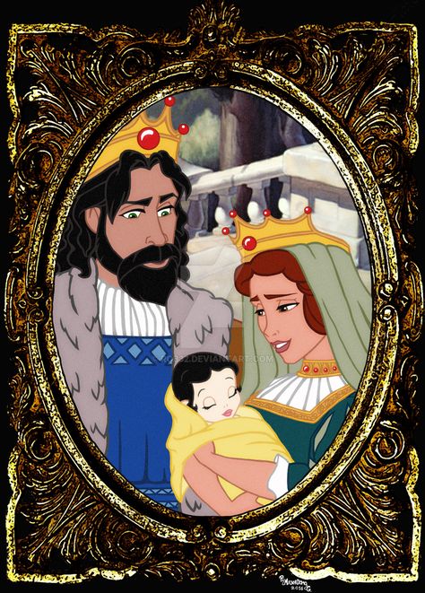 The Good King and Queen with their daughter Snow White Snow White Pictures, Sette Nani, Disney Princess Snow White, Snow White Disney, 디즈니 캐릭터, Prințese Disney, Snow Pictures, Disneyland Pictures, Karakter Disney