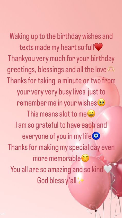 Thnku So Much For Birthday Wishes Quotes, Thank You For Wishes Happy Birthday, Thank You My Love For Birthday Wishes, Birthday Wishes Reply Thanks To All, Appreciation Quotes For Birthday Wishes, Thankful Birthday Wishes, Birthday Thanking Message, Birthday Wishes For Yourself Quotes, Thankful Quotes For Birthday Wishes