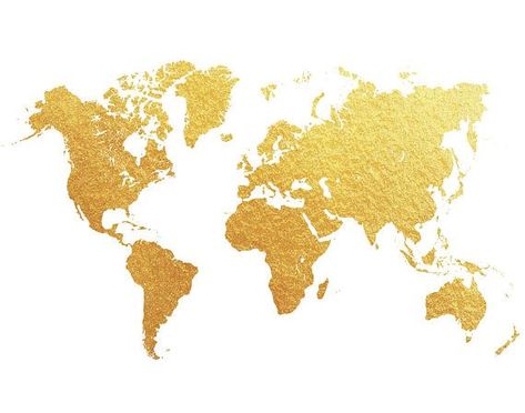 Map Monde, Spa Quotes, World Map Printable, Gold World Map, Tapete Gold, Interior Design Wall Art, Interior Design Wall, World Map Print, Europe Art