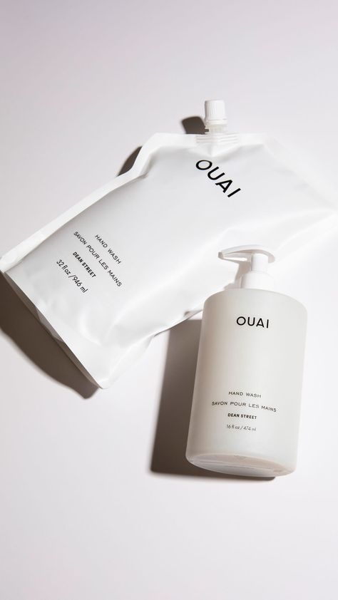 This eco-friendly cushiony, smooth refill pouch cleanser will leave your hands feeling exfoliated, refreshed, hydrated, and super soft. Shop Now! Ouai Haircare, Luxury Packaging Design, Detox Shampoo, Refill Pouch, Clean Cosmetics, Beauty Kit, How To Exfoliate Skin, Rosehip Oil, Hand Lotion