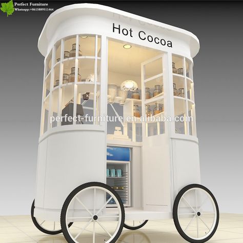 Mobile Bakery, Ice Cream Carts, Gerobak Dorong, Mobile Food Cart, Mobile Cart, Food Kiosk, Food Cart Design, Coffee Cart, Ice Cream Cart