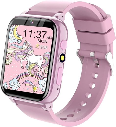 Phone Watch For Kids, Toy Watch, Princess Toys, Step Counter, Learning Cards, Pink Watch, Game & Watch, Girls Watches, Smart Kids