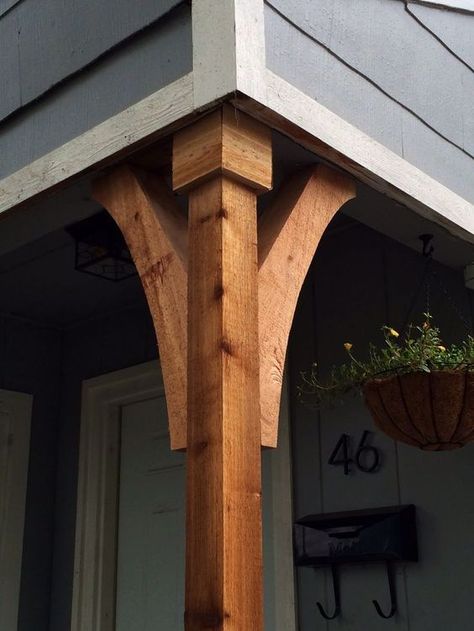 10 Simple Porch Inspirations for Rugged Homes| Porch Decor, Rustic Porch Ideas, Fast Porch Ideas, How to Decorate Your Porch Fast, Rugged Porch Inspirations, Porch and Patio Inspiration, Popular Pin Farmhouse Front Porch Decorating, Farmhouse Front Porch Decor, Front Porch Columns, Farmhouse Front Porch, Porch Remodel, Building A Porch, Porch Columns, Porch Posts, Porch Makeover