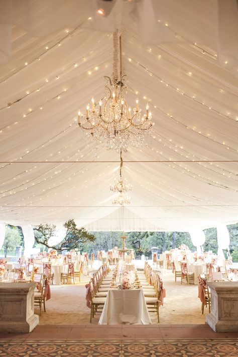 One more shot from this gorgeous tented wedding! Love, love, love the twinkle lights and the draped tenting. Summertime Wedding, Rustic Wedding Decorations, Wedding Tent, Tent Wedding, Wedding Wishes, Romantic Weddings, Wedding Planners, Event Styling, Simple Weddings