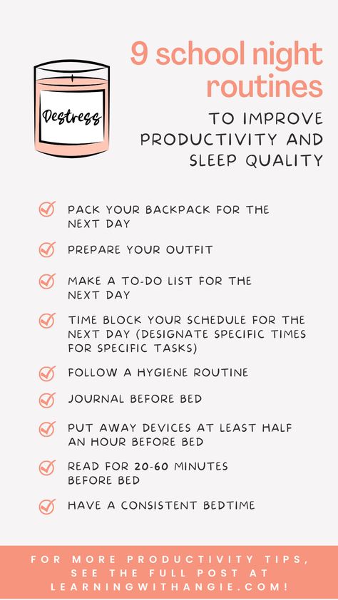 Night Routine For Students, Monday Night Routine, Productive Day Routine For Students, Student Night Routine, Night Time Study Routine, Day Routine For Students, Students Routine, Night Routine For Teens, Productive Evening Routine