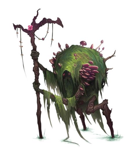 Sump Steward - Friendly Plant Monster - Pathfinder PFRPG DND D&D 3.5 5E 5th ed d20 fantasy Plant Monsters, Plant Monster, Heroic Fantasy, Forest Creatures, Creature Drawings, Monster Concept Art, Fantasy Creatures Art, Fantasy Monster, Mythical Creatures Art