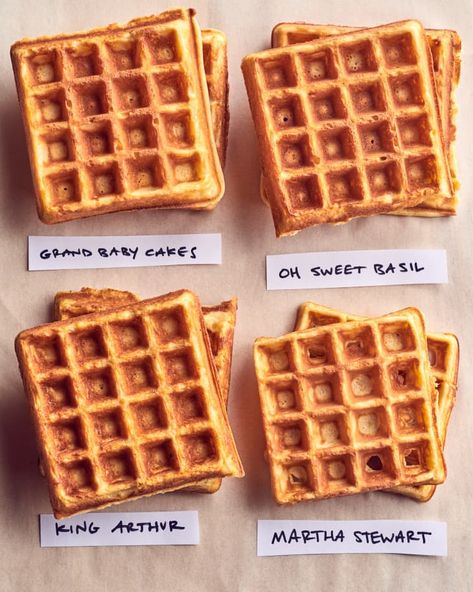 We Tried 4 Popular Waffle Recipes — Here's The Best | Kitchn King Arthur Waffle Recipe, Best Crispy Waffle Recipe, Yeast Waffle Recipe, Buttermilk Waffle Recipe, Buttermilk Waffle, Classic Waffle Recipe, Buttermilk Waffles Recipe, Best Waffle Recipe, I Found The One