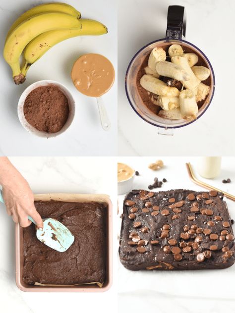 Pb2 Brownies, 3 Ingredient Brownies, Chocolate Peanut Butter Brownies, Chocolate Peanut Butter Desserts, Brownie Recipes Healthy, Cocoa Brownies, Banana Brownies, Butter Brownies, 2024 Recipes