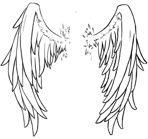 Tattoo Wings, Wings Sketch, Angel Wings Drawing, Wings Drawing, Angel Wings Tattoo, Angel Drawing, Wings Art, Idee Cosplay, Wings Tattoo