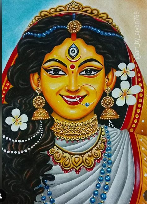 Canvas Art Painting Abstract, Canvas Art Painting Acrylic, Oil Pastel Drawings Easy, Durga Painting, Boho Art Drawings, Pencil Sketch Images, Indian Art Gallery, Cool Pencil Drawings, Portraiture Drawing