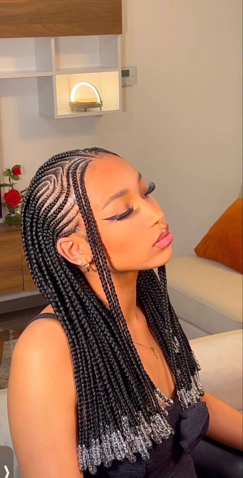 50 Stunning Braids for Black Women: Gallery & Video Showcase | 50 of the Best Braids for Black Women (Gallery & Video) | Aesthetic Braided Hairstyles For Women Latest Hair Braids, Short Box Braids Hairstyles, Twisted Hair, Feed In Braids Hairstyles, Goddess Braids Hairstyles, African Hair Braiding Styles, Braided Cornrow Hairstyles, Quick Braided Hairstyles, Braids Hairstyles Pictures