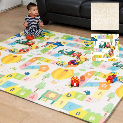 XdeModa Baby Play Mat & Exercise Mat - Extra Large Waterproof Foam Play Mat for Baby. Elegant Room Decor, Foam Floor Tiles, Kids Armchair, Wooden Rocking Chairs, Parents Room, Foam Flooring, Baby Rocker, Baby Mat, Stem For Kids