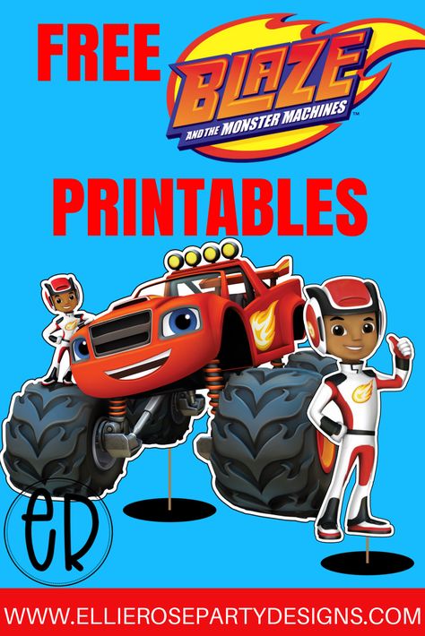 Blaze And The Monster Machine Printable Centerpieces | Free to downlaod Blaze And The Monster Machines Birthday Party Free Printables, Blaze And The Monster Machines Printable, Blaze And The Monster Machines Birthday Printables, Blaze The Monster Machine Party Ideas, Blaze And The Monster Machines Birthday Decorations, Blaze Party Ideas, Blaze Monster Truck Party Ideas, Blaze Monster Truck Party, Blaze Birthday Party Ideas