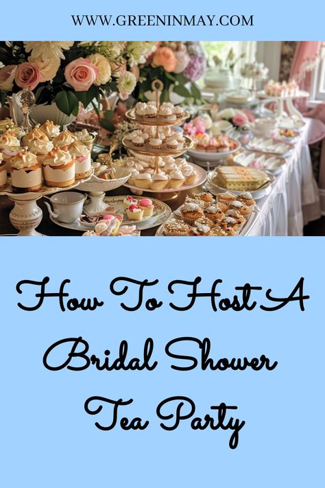 A bridal shower tea party is an elegant way to celebrate the bride-to-be’s upcoming wedding. In this guide we talk of everything you need to know to host a bridal shower tea party. Bridal Shower Party Needs, High Tea Bridal Shower Food Ideas, Tea Bar Ideas Bridal Showers, Bridal Shower Tea Party Table Set Up, Wedding Shower Tea Party Ideas, Bridal Tea Shower Ideas, High Tea Wedding Shower Ideas, Afternoon Bridal Shower Food Ideas, Recipe Bridal Shower Ideas