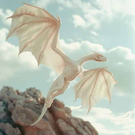 #wattpad #fanfiction This is the story of how Davina prevents the Dance of the Dragons from affecting her home, protecting her children from being drawn into war. Her strength and love for her husband and children continue to bring Dorne to the height of power alongside the blood of the Dragon. White Dragon Aesthetic, White Wyvern, Lore Aesthetic, White Dragon Art, Albino Dragon, Dratini Pokemon, Dance Of The Dragons, White Dragons, Snow Dragon