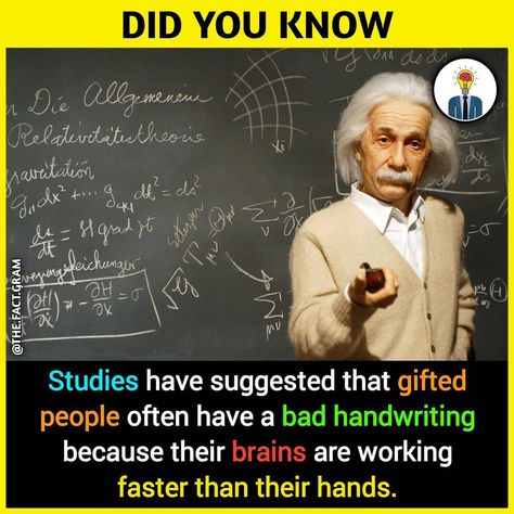 My teachers and administrators would tell my mom that I was gifted but I never truly  understood what that meant until many years later. Our brains are really a trip. Once we learn to type fast, we can't get our thoughts out fast enough. This quote is very true. Physcology Facts, Wierd Facts, Physiological Facts, Psychological Facts Interesting, Interesting Science Facts, Facts About World, Brain Facts, True Interesting Facts, Unique Facts