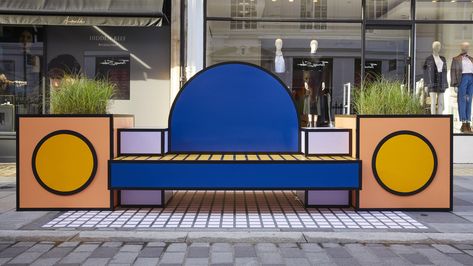 Creative Capital: How the London Design Festival Transformed the City Camille Walala, Urban Living Room, Urban Intervention, Kengo Kuma, London Design Festival, Design Festival, Street Furniture, London Street, Urban Environment