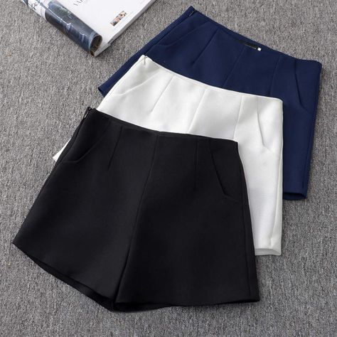 Party Outfit Shorts, Elegant Shorts, Suit Shorts, Korean Shorts, Womens High Waisted Shorts, Short Pant, Shorts Outfits Women, Stylish Work Outfits, Shorts For Women