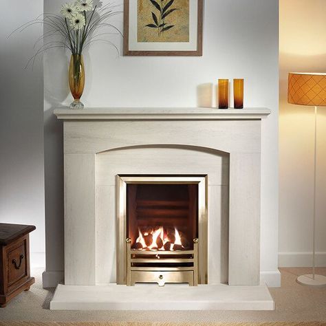 Fireplaces - TJS Installations Limestone Fireplace Surround, Wood Burning Insert, Fireplace Gallery, Fireplace Style, Best Electric Fireplace, Ventless Fireplace, Fireplace Suites, Natural Stone Fireplaces, Limestone Fireplace