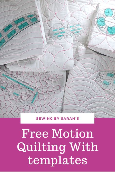 Free Motion Quilting Templates Printable, How To Use A Quilting Ruler, How To Use Templates For Quilting, Quilt On Sewing Machine, Quilting Templates For Hand Quilting, Ruler Work Quilting Designs, Quilting Rulers How To Use, Free Motion Quilting On Domestic Machine, Quilting Rulers Free Motion