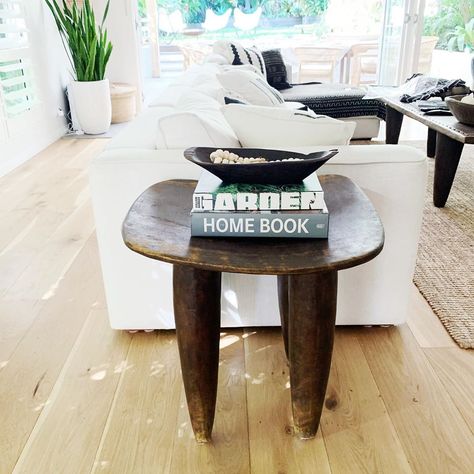 Africanologie on Instagram: “African handmade stools add a unique touch to a room. This Senufo stool from the Ivory Coast is a stunner. #africanologie #senufostool…” Stool Decor, Senufo Stool, Handmade Stool, Ivory Coast, Stools, Side Table, Coffee Table, Interior Design, Furniture