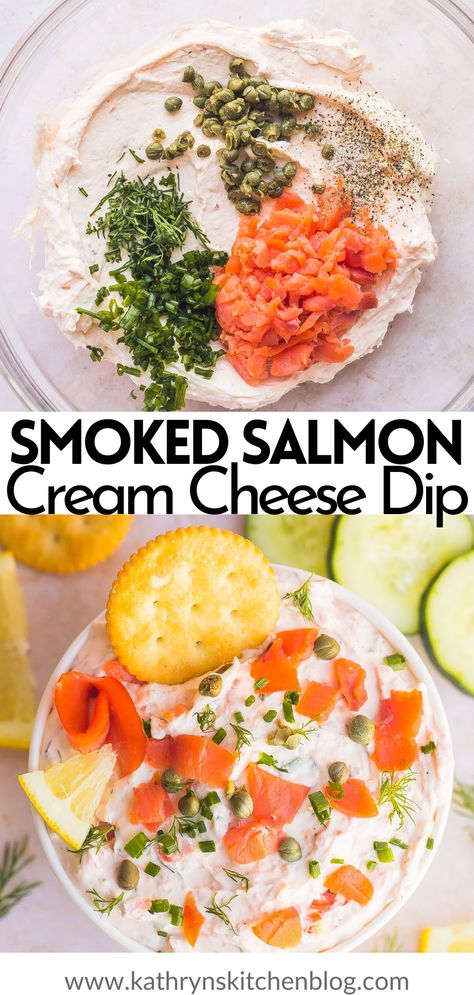 Salmon Cream Cheese Dip, Salmon Flatbread, Smoked Salmon Pizza, Salmon Dip Recipes, Smoked Salmon Spread, Smoked Salmon Breakfast, Bagel Dip, Smoked Salmon Cream Cheese, Salmon Spread