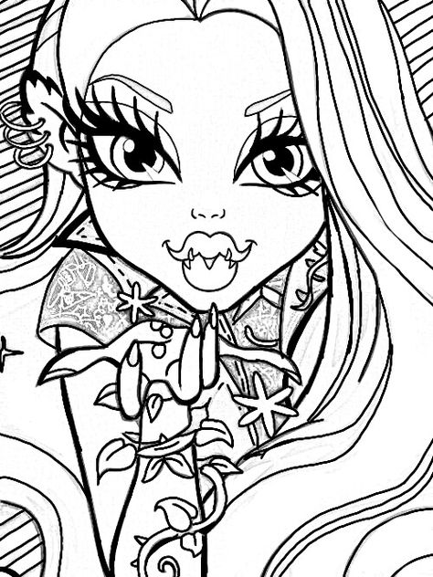 I made this for everyone and will continue to make monster high coloring pages 👻 Monster High Venus Mcflytrap, Monster High Coloring Pages, Aesthetic Colouring Pages Printable, Monster High Coloring, High Coloring Pages, Venus Mcflytrap, People Coloring Pages, Hello Kitty Colouring Pages, Arte Monster High