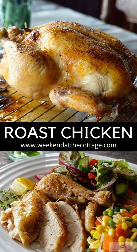 Best Roasted Chicken Recipe, Oven Roasted Full Chicken, Roast Chicken Whole, Best Oven Roasted Whole Chicken Recipe, Roast Chicken Oven, How Long To Bake A Whole Chicken In Oven, Flat Roasted Whole Chicken Oven, Roast Chicken Oven Cooking Time, Whole Chicken In Oven