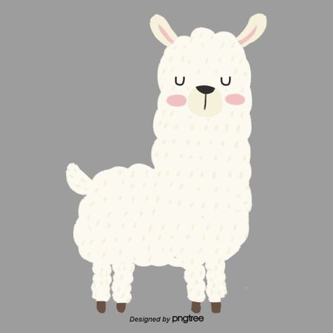 Alpaca Drawing Illustration, Alpaca Illustration, Alpaca Drawing, Llama Clipart, Cartoon Llama, Shiny Nails Designs, Llama Print, Art Journal Resources, Cute Alpaca