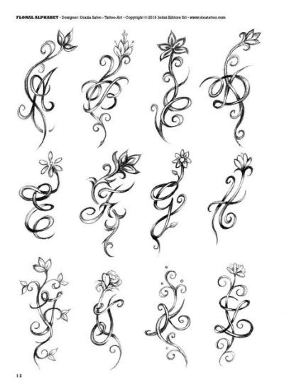 initial with flower tattoo - Yahoo Search Results Font Tato, Initial Tattoo, Tattoo Lettering Fonts, Foot Tattoos, Small Tattoo, Tattoo Models, 판타지 아트, Tattoo Lettering, First Tattoo