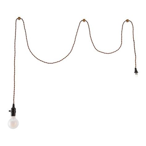 A smallspace overhead lighting solution, the Leif pendant lamp plugs directly into an electrical outlet for hassle-free installation. This exposed-bulb pendant light features black hardware for a contemporary appeal with modern versatility. This pendant light comes with a stylish nylon cord over nine feet long and mounting anchors to hang it exactly where you need it. Lantern Light Fixture, Hanging Lantern Lights, Small Dining Area, Dimmable Ceiling Lights, Metal Pendant Lamps, Hanging Chandelier, Black Ceiling, Brass Lantern, Small Dining