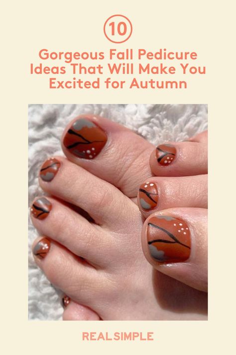 Gel Pedicure Ideas Fall, November Pedicure Colors, Gel Pedicure Fall, Fall Pedicures 2024, Autumn Toe Nails Designs, Autumn Toenails, November Pedicure Ideas, Fall Pedicure Designs Toe Nail Art, Fall Toes Colors