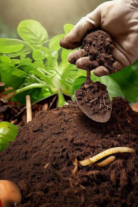 In the world of gardening and agriculture, soil health is paramount. Good soil is the foundation for healthy plants and a thriving ecosystem. Enter compost – a natural, nutrient-rich soil enhancer. Dive deep into how composting nurtures the earth and plants, bringing life and vigor to gardens everywhere. 1. The Basics of Soil Health Soil health is the measure of how well soil does what it's supposed to do. Healthy soil will support plant growth without disease, filter and store water, cyc... Soil Health Organic Gardening, Compost Graphic Design, Soil Ecosystem, Save Soil, Composting Ideas, Common Garden Plants, Agriculture Photos, Modern Farming, Soil Conservation