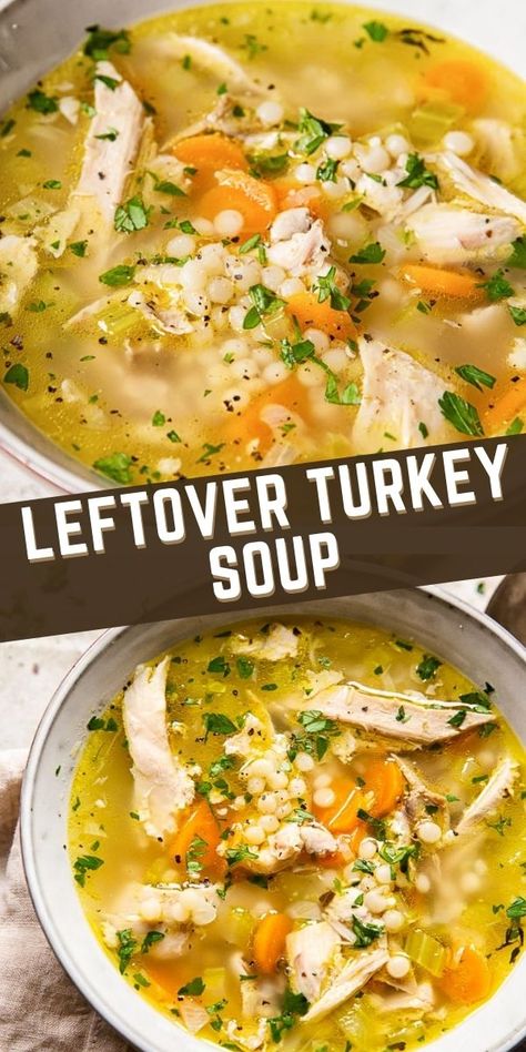 Recipes With Cream Of Mushroom, Cream Of Mushroom Soup Recipes, Spicy Sandwich, Leftover Turkey Soup, Turkey Soup Recipe, Mushroom Soup Recipes, Leftover Turkey Recipes, Recipes Using Cream, Cream Of Mushroom Soup