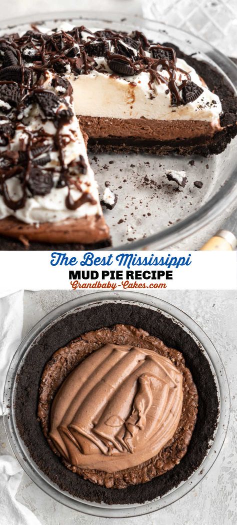 Missippi Mud Pie Recipe, Pies Recipes Chocolate, Red Robin Mile High Mud Pie Recipe, Mississippi Mud Pie Recipe Easy, Chocolate Shoofly Pie Recipe, Mud Bars Recipe, Kansas City Mud Pie Recipe, Mud Pies Recipe, Mounds Pie Recipe