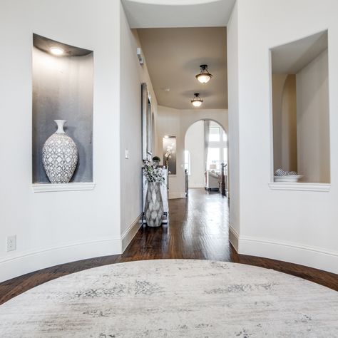 Welcome to your humble abode. Rotunda Foyer Entryway, Bloomfield Homes, Front Foyer, Elegant Entryway, Chicago House, Entry Decor, Foyer Entryway, Front Entryway, Texas House