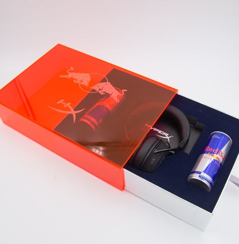 Red Bull HyperX Kits — Steller Park, Inc. Press Kit Design, Sales Kit, Pr Kit, Luxury Packaging Design, Seed Kit, Cool Packaging, Gift Box Design, Box Packaging Design, Press Kit