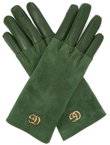 Leather Gloves, Let Me Know, Love This, Gloves, Let Me, Gucci, Green, Leather, Gold