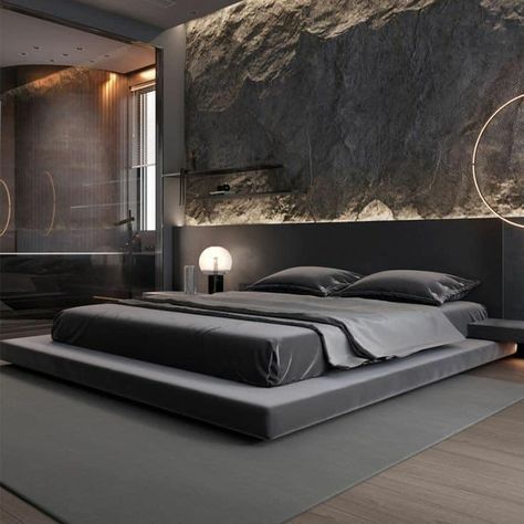 Unique Bedroom Design Awesome, Bedroom Cave, Unique Bedroom Design, Black Bedroom Design, Modern Style Bedroom, Interior Design Bedroom Small, Modern Luxury Bedroom, تصميم للمنزل العصري, Hotel Room Design