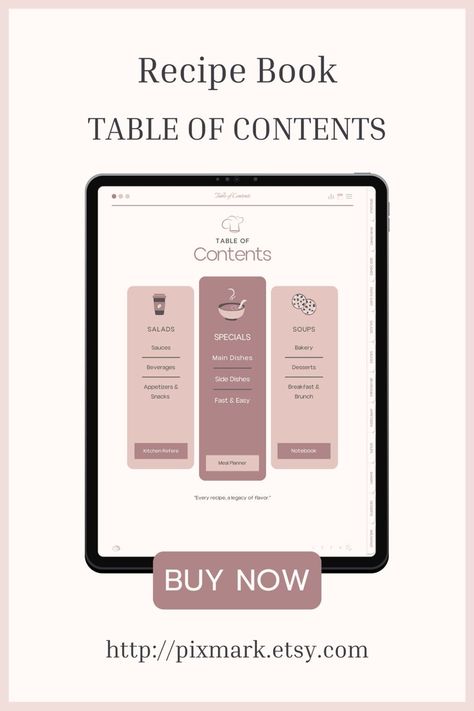 Digital Recipe Book for Goodnotes notiondailyplanner #simpleramadanplanner🎭 Digital Recipe Book Template Free, Digital Recipe Book Template, Recipe Book Cover, Digital Planner Ideas, Recipe Book Covers, Free Digital Planner, Interactive Calendar, Digital Recipe Book, Recipe Book Templates