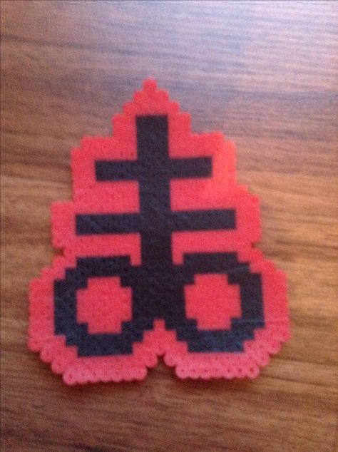 Cult Of The Lamb, The Binding Of Isaac, Perler Art, The Lamb, Perler Bead, Hama Beads, Perler Beads, Binding, Mario Characters