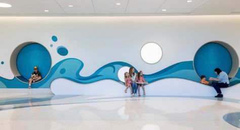 Can Design Help Overcome Loneliness? | HKS Architects Kindergarten Interior, مركز ثقافي, Lady Of The Lake, Children Hospital, Hospital Interior, Hospital Interior Design, Texture Abstract, Healthcare Design, Clinic Design