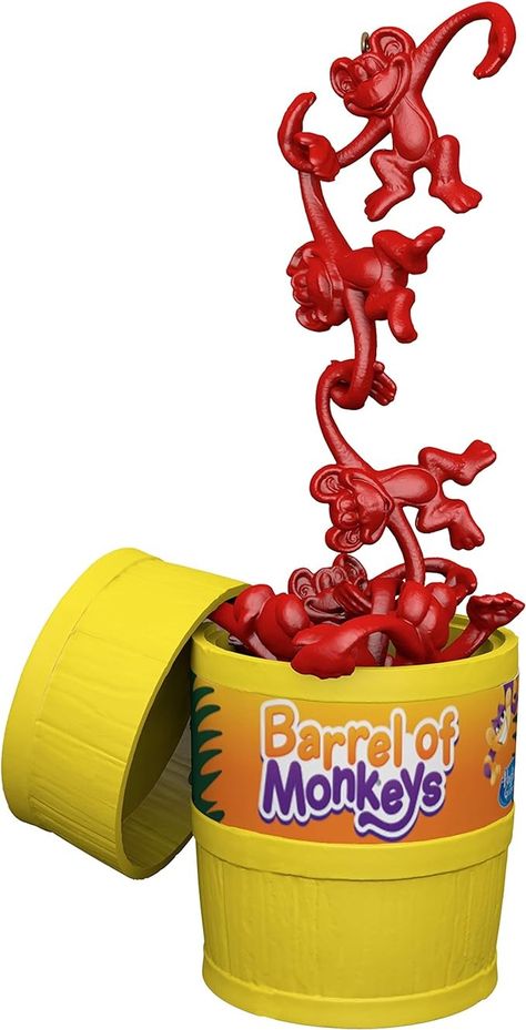 Amazon.com: Hallmark Keepsake Christmas Ornament 2019 Year Dated Hasbro Barrel of Monkeys, : Home & Kitchen Barrel Of Monkeys, Hungry Hippos, Plastic Christmas Tree, Ornament Box, Hallmark Ornaments, Keepsake Ornaments, Easy Gifts, Plastic Cup, Monkeys