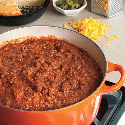 Learn how to make Game Day Chili. MyRecipes has 70,000+ tested recipes and videos to help you be a better cook. Chili Recipe Southern, Game Day Chili Recipe, Game Day Chili, Southern Living Recipes, Beef Chili Recipe, Chili Soup, Chilli Recipes, Beef Chili, Quick Meal