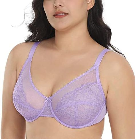 HSIA Minimizer Bras for Women Full Coverage Underwire Bras Plus Size,Lifting Lace Bra for Heavy Breast Bra For Heavy Breast, Minimizer Bras, Measure Bra Size, Underwire Bras, Minimiser Bra, Lace Underwire, Lace Material, Full Coverage Bra, Fabric Light