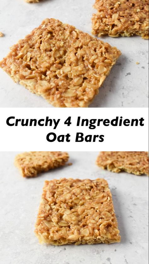 Crunchie Recipes, Oat Bars Healthy, Cereal Bars Recipes, Oat Slice, Oat Bar Recipes, Quinoa Bars, Oats Snacks, Breakfast Bars Recipe, Diet Cookies