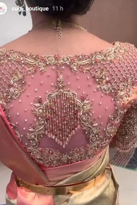 https://myfashioncorners.blogspot.com/2023/05/timeless-elegance-exploring-beauty-and.html Wedding Blouse Embroidery Bridal, Bridal Net Blouse Designs, Latest Aari Work Blouse Designs, Latest Aari Work, Aari Work Blouse Designs, Shawl Embroidery, Blouse Designs Aari Work, Work Blouse Designs, Maggam Blouse